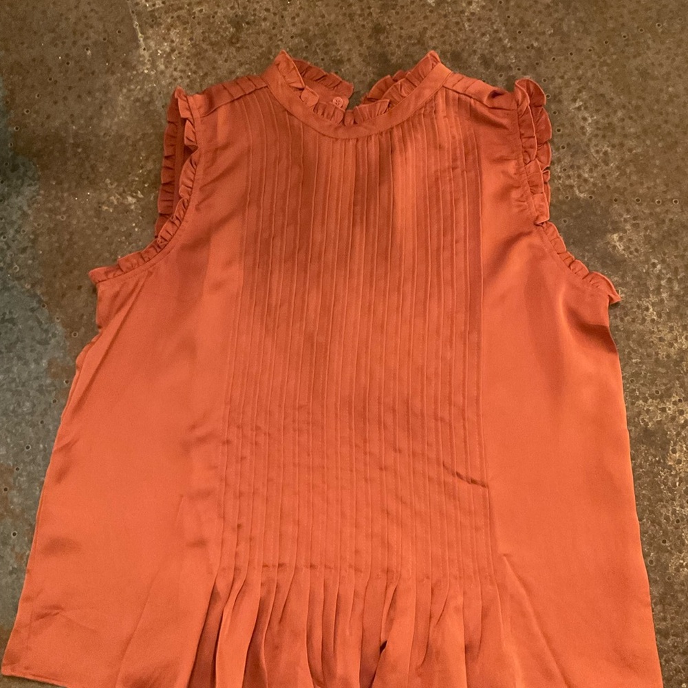 Ann Taylor Rust top size M